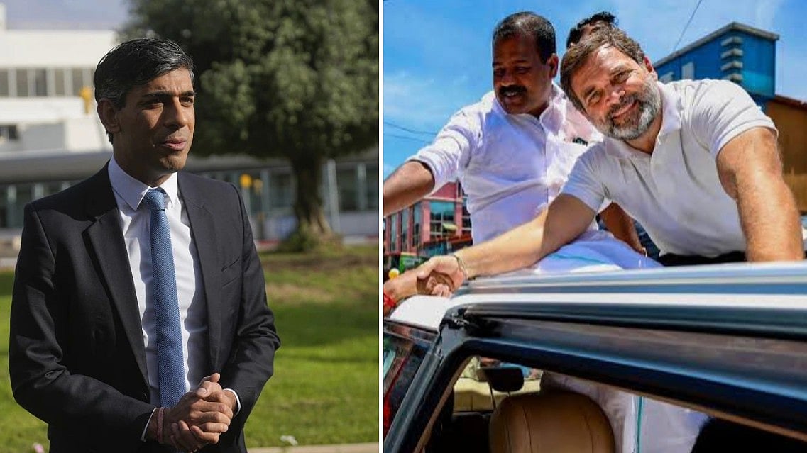 AP,PTI : Rishi Sunak (L) and Rahul Gandhi (R) |